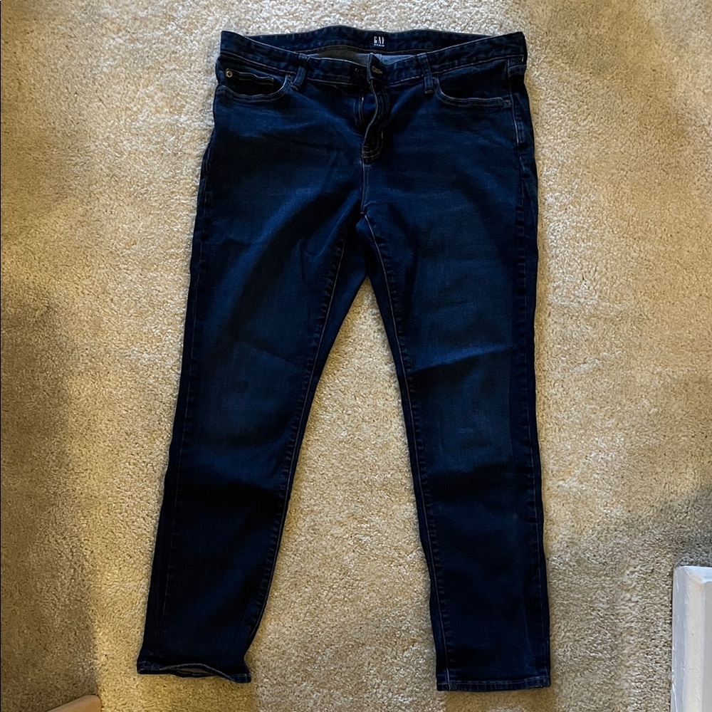 GAP Dark Blue Real Straight Jeans
